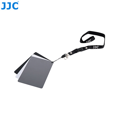 Best image for JJC Grey Card Set + Lanyard Black/Grey/White