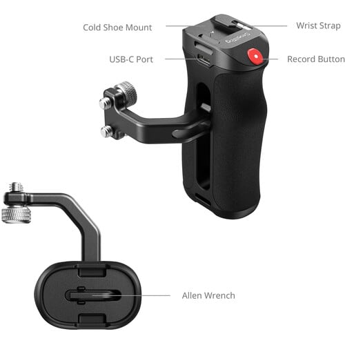 1024954_A.jpg - SmallRig Side Handle with REC Trigger for Select Cameras 4928 - Image 1