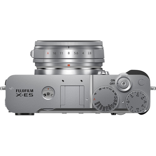 1024974_B.jpg - FUJIFILM X-E5 Mirrorless Camera with XF 23mm f/2.8 Lens (Silver) - Image 2