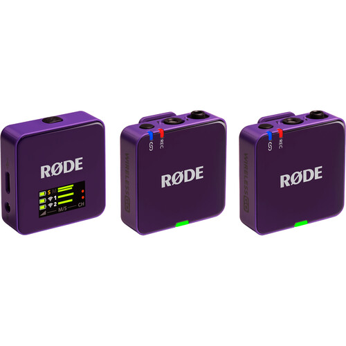 RODE Wireless GO III (Gen 3) Wireless Microphone / Recorder Purple - Best Available Image