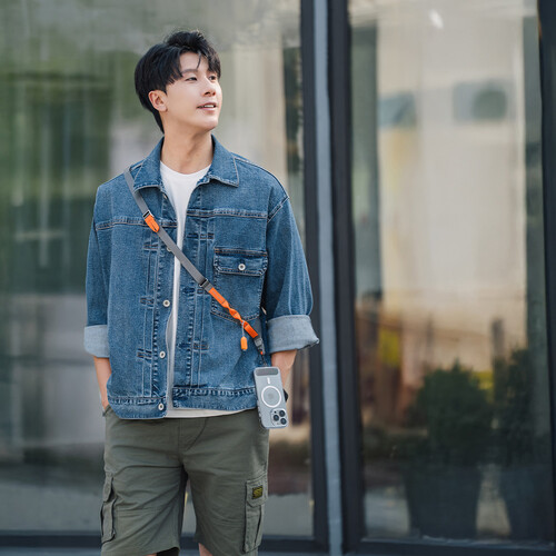 1025294_A.jpg - PGYTECH LinkGo Phone Photography Webbing Strap (Misty Grey) - Image 1