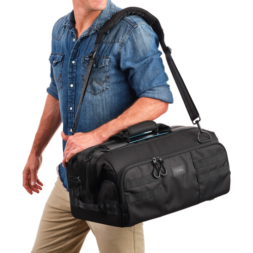 1025314_E.jpg - Tenba Cineluxe V2 Shoulder Bag 21 Hightop (Black, 42L) - Image 5
