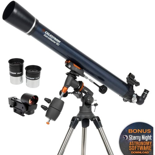 Best image for Celestron AstroMaster 90EQ 90mm f/11 Refractor Telescope