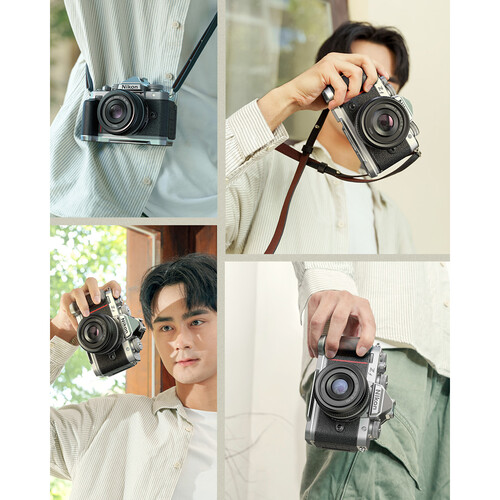 1025474_D.jpg - SmallRig L-Shape Silicone Grip for Nikon Zf (Silver) 5706 - Thumbnail 4