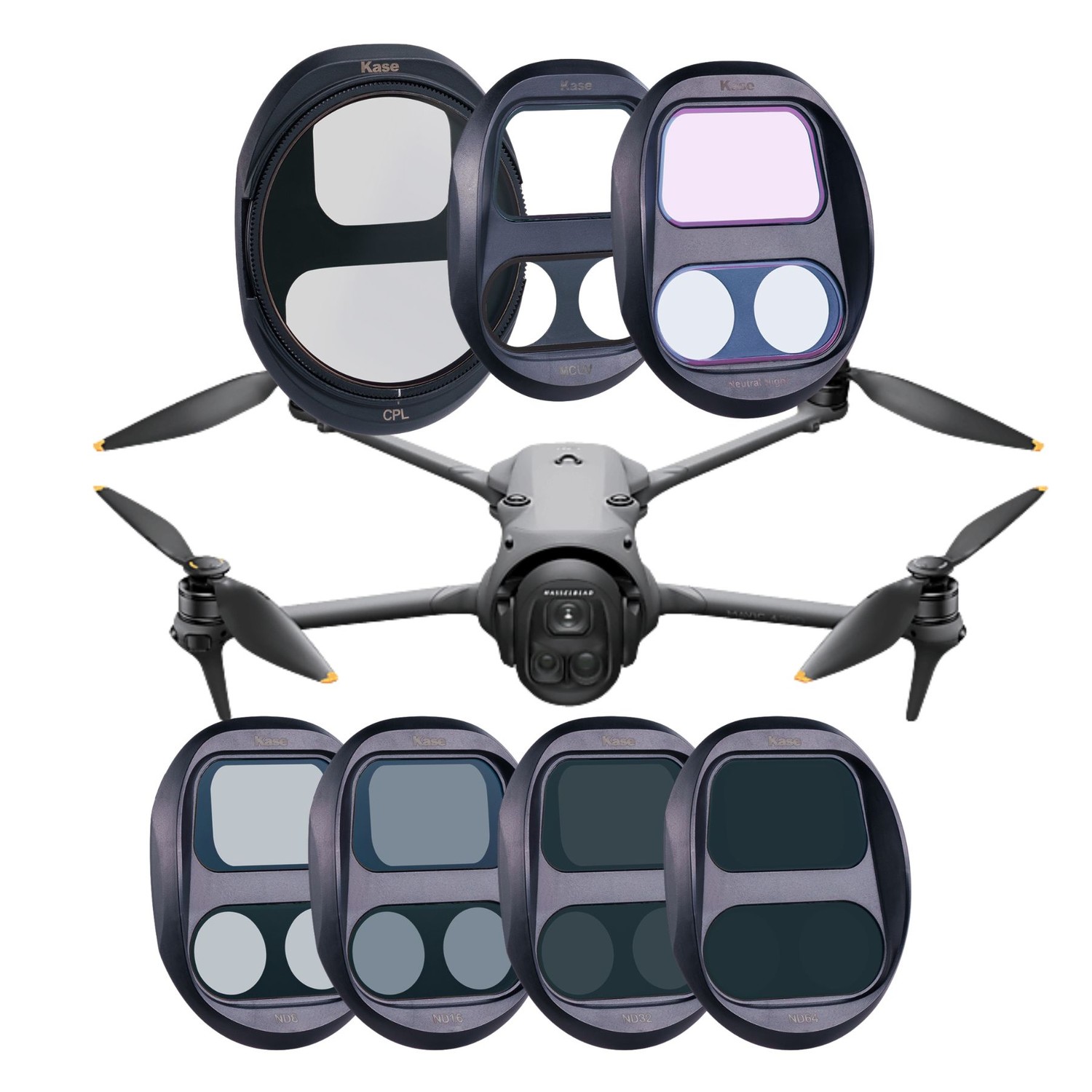 Best image for Kase DJI Mavic 4 Pro ND Filter Kit (ND8 + ND16 + ND32 + ND64)