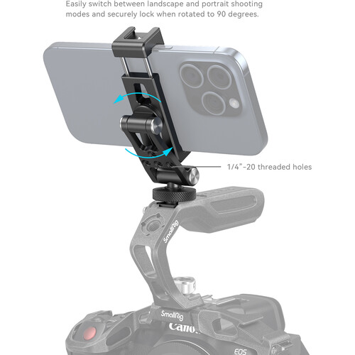 SmallRig Cold Shoe Phone Holder and for DJI RS Series Gimbals 4301 - Best Available Image