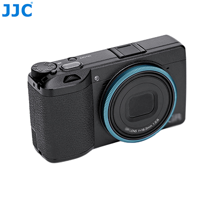 1025854_D.jpg - JJC Lens Decoration Ring Blue Ricoh GR IV - Thumbnail 4