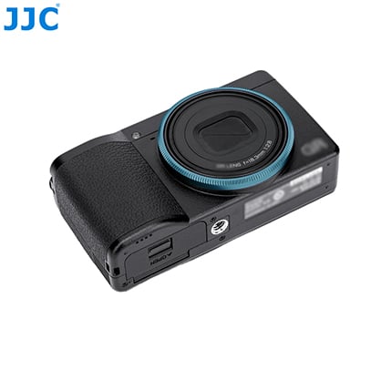 1025854_E.jpg - JJC Lens Decoration Ring Blue Ricoh GR IV - Thumbnail 5