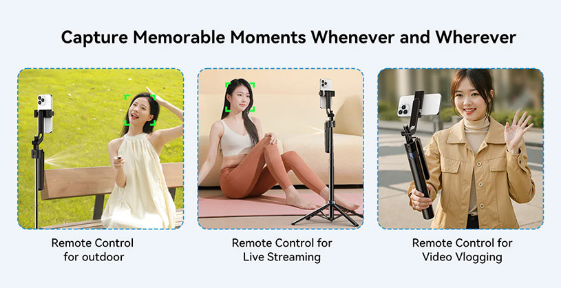 1025894_E.jpg - Telesin Intelligent Auto Tracking Tripod - Thumbnail 5