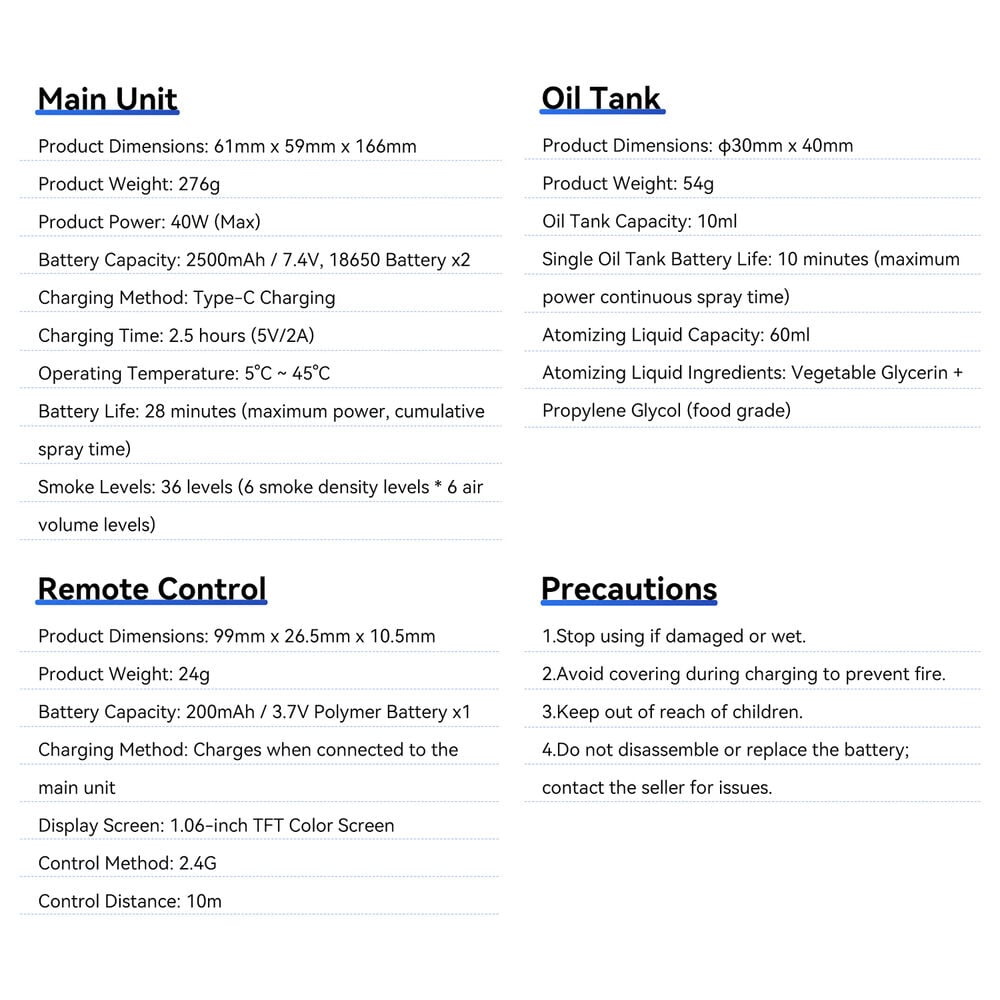 1026114_G.jpg - Telesin C40 Portable Smoke Fog Machine - Thumbnail 7