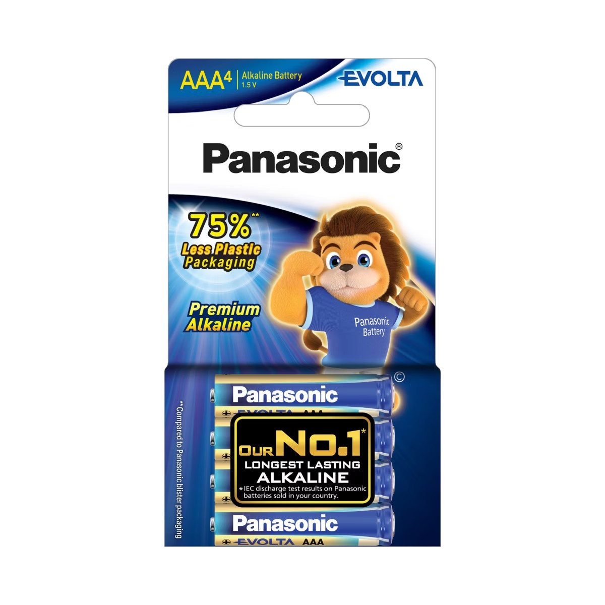 Panasonic Evolta AAA Batteries 4pk - Best Available Image
