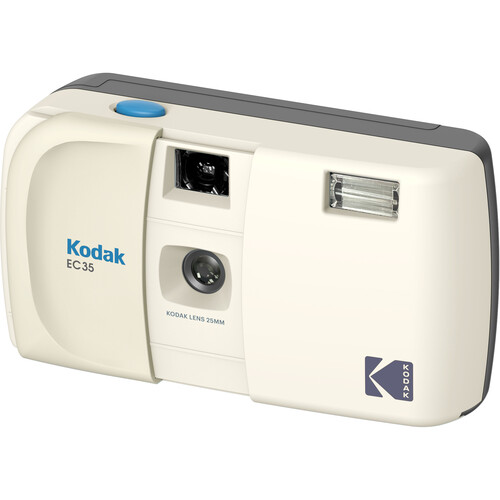 1026804_A.jpg - Kodak EC35 35mm Film Camera (Vanilla White) - Image 1