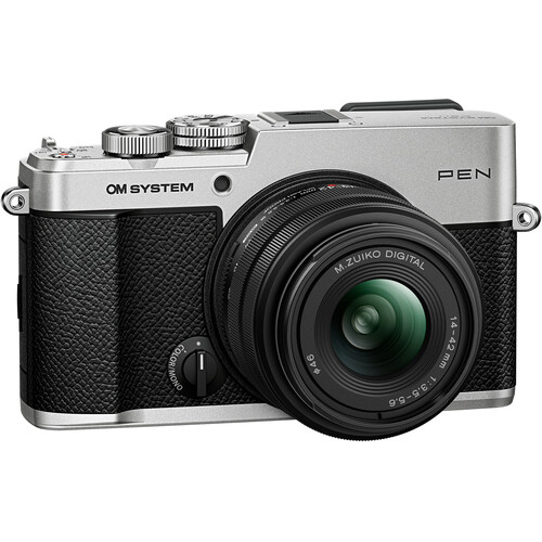 1026814_D.jpg - OM SYSTEM PEN 14-42mm III Lens Kit in Silver - Image 4