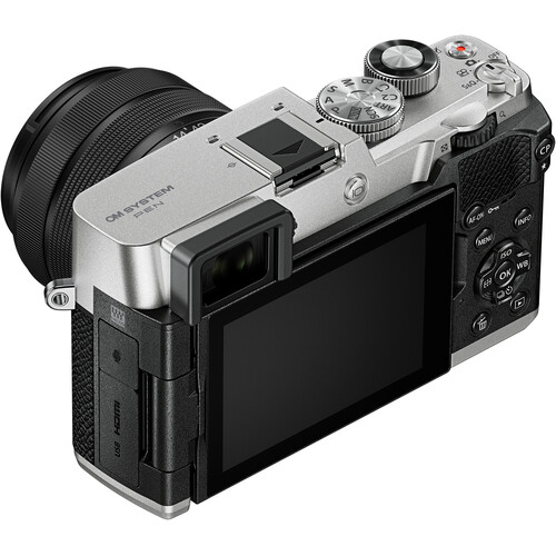 1026814_E.jpg - OM SYSTEM PEN 14-42mm III Lens Kit in Silver - Image 5