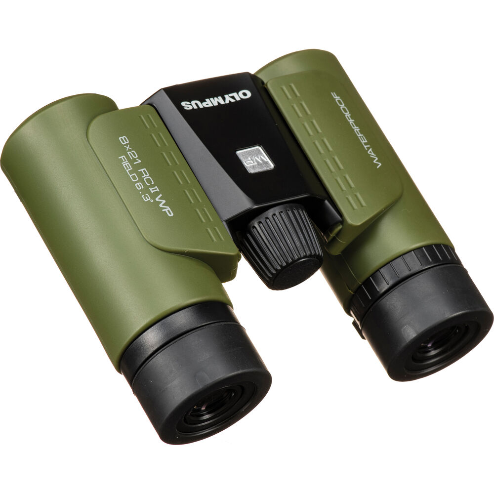 1026934_A.jpg - OM SYSTEM 8x21 RC II WP Binoculars Green - Image 1