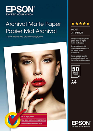 Best image for Epson Archival Matte Paper A4 (50)