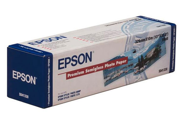 Epson Premium Semi Gloss Photo Paper 329mm x 10m Roll