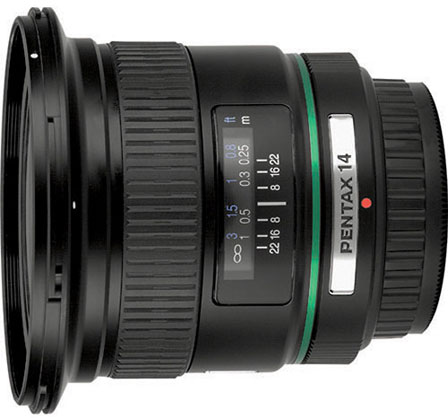 Pentax DA 14mm f2.8 Lens - Best Available Image