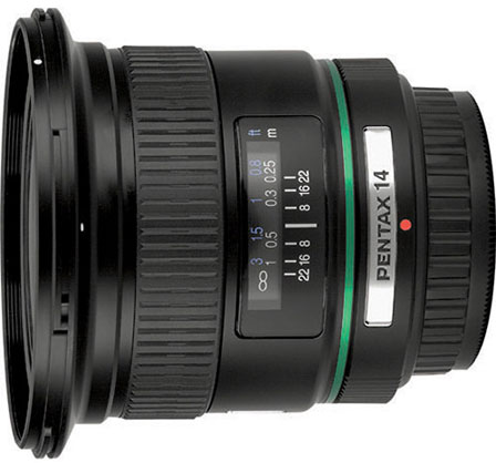 Pentax DA 14mm f2.8 Lens