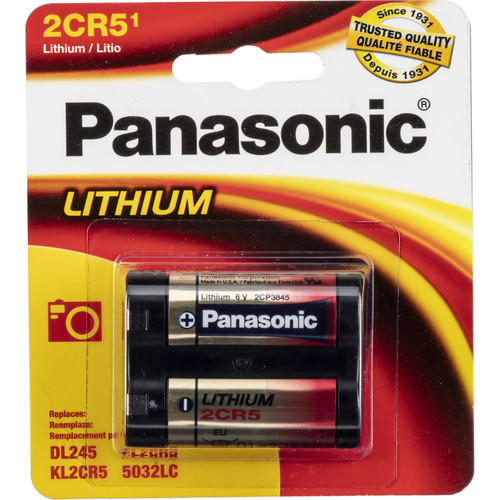 panasonic 2CR5 battery - Best Available Image