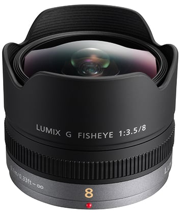 Panasonic F008E 8mm Fisheye 3.5 lens