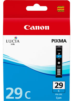 Canon PGI29C Cyan Ink Cartridge (Pro-1) - Best Available Image