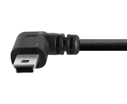 1010315_A.jpg - TetherPro Mini B USB Right Angle Cable Adapter (1ft./30cm)