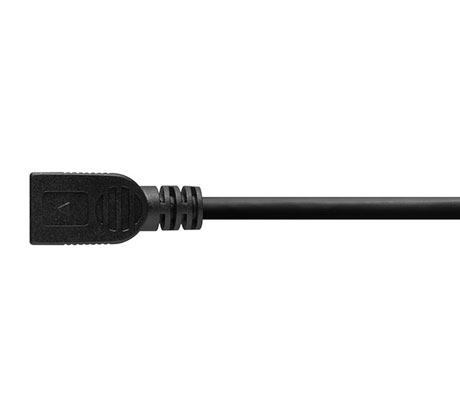 1010315_D.jpg - TetherPro Mini B USB Right Angle Cable Adapter (1ft./30cm)