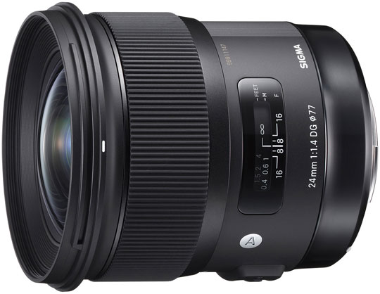 Sigma 24mm f/1.4 DG HSM Art Nik F - Best Available Image