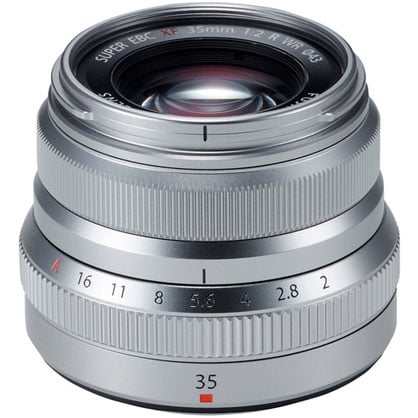 Fujifilm XF 35mm f/2 R WR Lens (Silver)  + Bonus Gift Pack