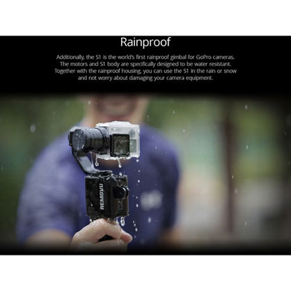 1013045_B.jpg - Removu S1 3- Axis Gimbal - HERO 3 / 3+ /4 and 5  and HERO session - Rainproof - Image 2