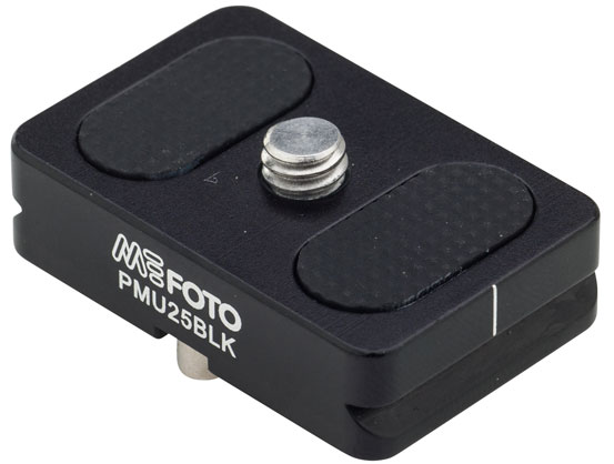 Mefoto PMU25BLK Universal Quick Release Tripod Plate - Best Available Image