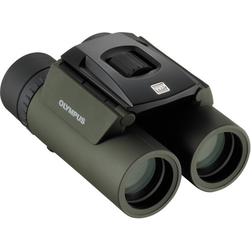 1014935_A.jpg - Olympus 8x25 WPII Binocular (Green) - Image 1