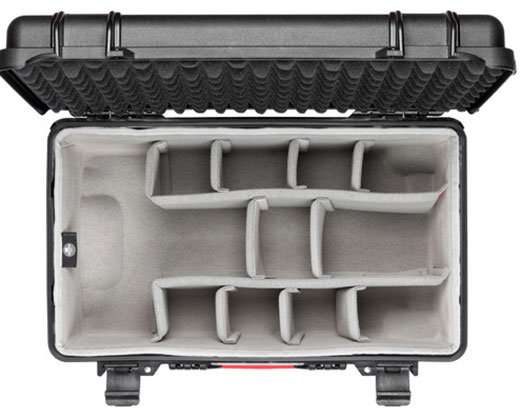 1014945_A.jpg - HPRC 2550WSS Wheeled Hard Case -Grey/Turquoise - Thumbnail 1