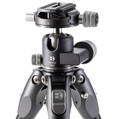 1015985_B.jpg - Benro Tortoise Columnless Carbon Fiber Zero Series Tripod with GX25 Ball Head - Image 2