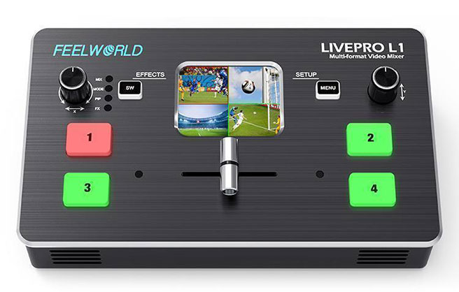 1016535.jpg - Feelworld LIVEPRO L1 Video Switcher with 4 HDMI in 1 HDMI out - Thumbnail