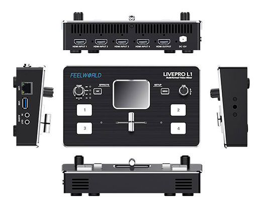 1016535_C.jpg - Feelworld LIVEPRO L1 Video Switcher with 4 HDMI in 1 HDMI out