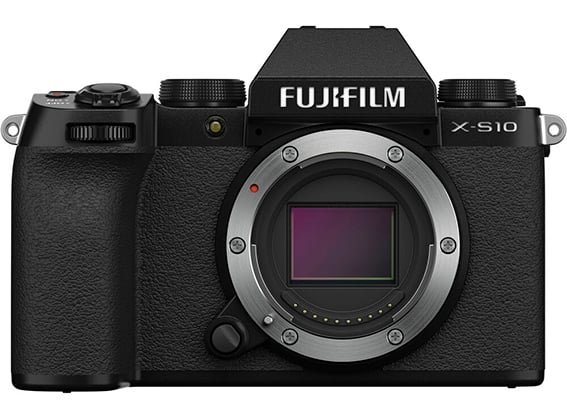 FUJIFILM X-S10 Mirrorless Camera -Black body + $150 Cash Back via Redemption