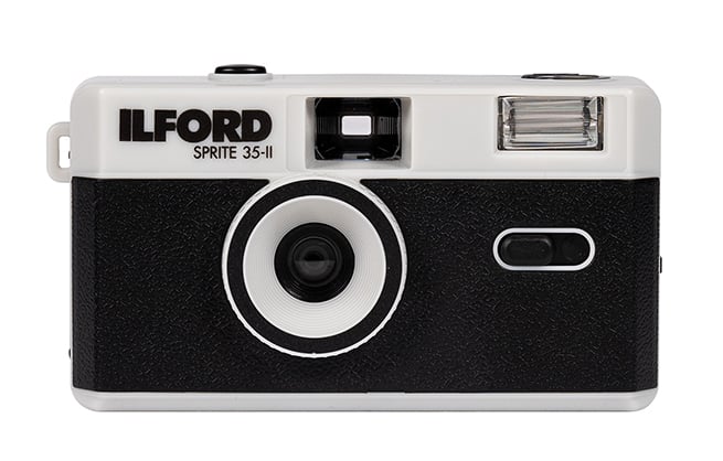1017105_A.jpg - Ilford SPRITE 35-ii Reusable Camera - Black and Silver - Image 1