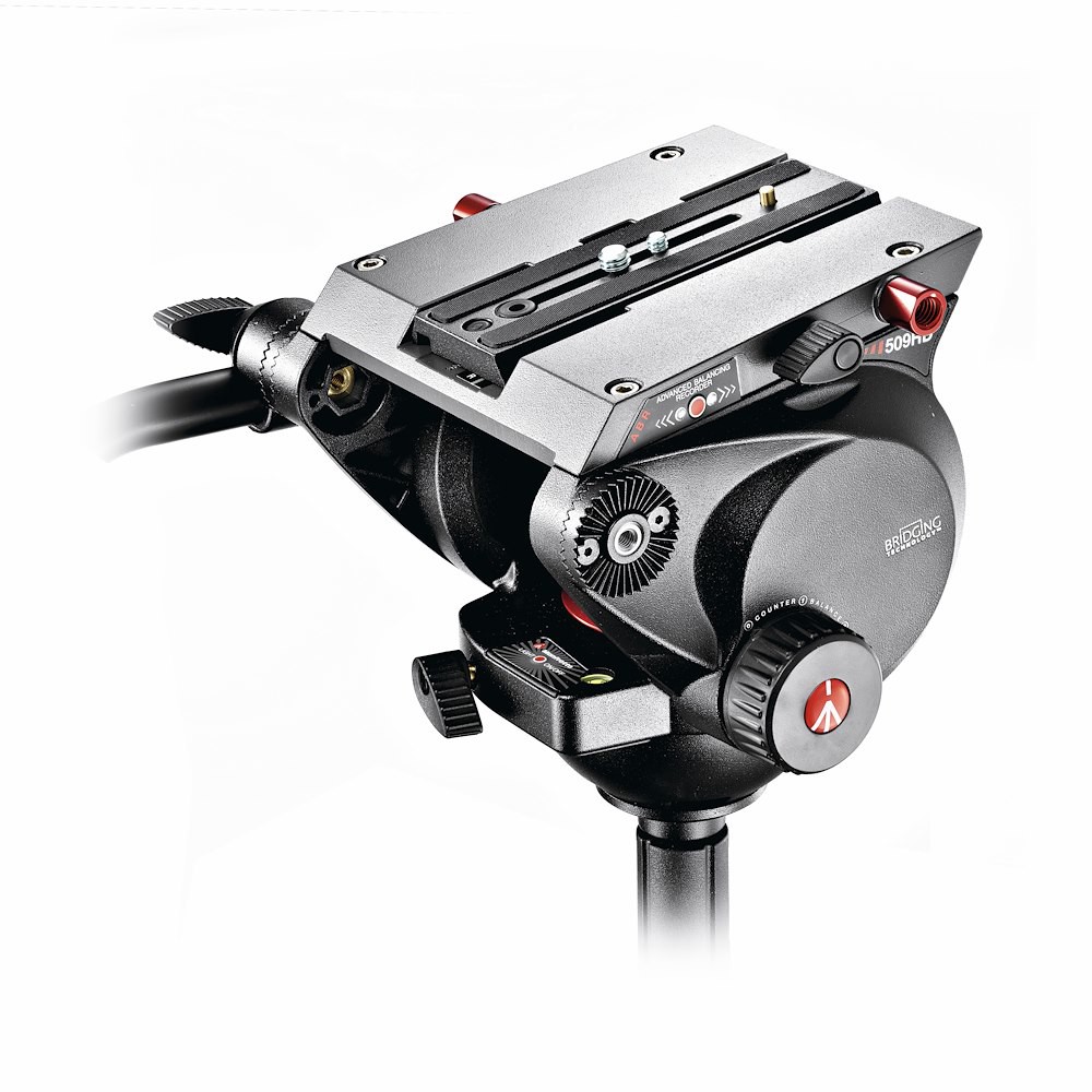 1018305_A.jpg - Manfrotto 509 Fluid Video Head with 10mm Half Ball - Image 1