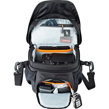 1018365_B.jpg - Lowepro Nova 140 AW II Camera Bag (Black)