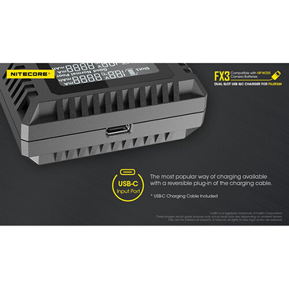 1018485_B.jpg - Nitecore FX3 Charger for Fujifilm W235 - Image 2