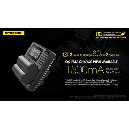 1018485_E.jpg - Nitecore FX3 Charger for Fujifilm W235 - Thumbnail 5