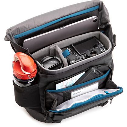 1018955_A.jpg - Tenba DNA 9 Slim Camera Messenger Bag (Black) - Image 1