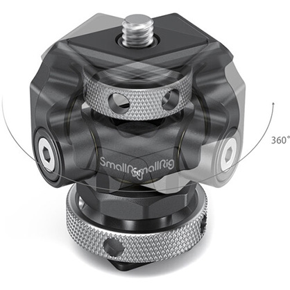 1019025_A.jpg - SmallRig Swivel and Tilt Monitor Mount with Shoe Adapter Mount 2905 - Thumbnail 1