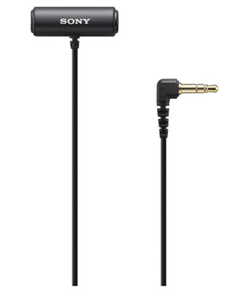 Sony ECM-LV1 Compact Stereo Lavalier Microphone with 3.5mm TRS Connector - Best Available Image