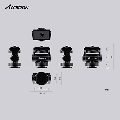1019495_E.jpg - Accsoon Cold Shoe Monitor Adapter - Thumbnail 5