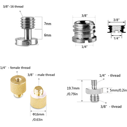 1019925_B.jpg - SmallRig Screw Ratchet Wingnut Set 3995 - Image 2