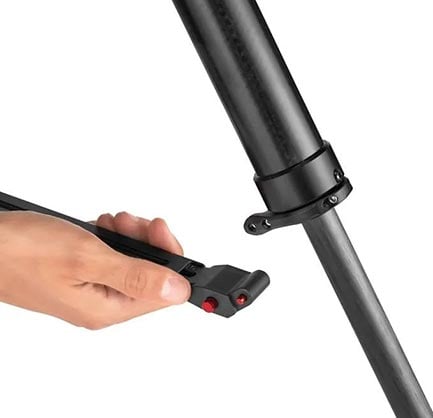 1020015_C.jpg - Manfrotto 635 Fast Single Leg Carbon Fibre Tripod - Thumbnail 3