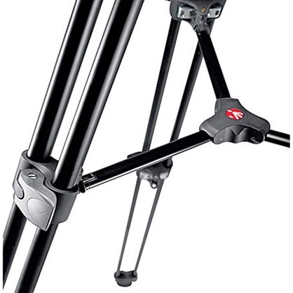 1020025_B.jpg - Manfrotto 502 Video Tripod Aluminium Telescopic-Twin Leg - Image 2